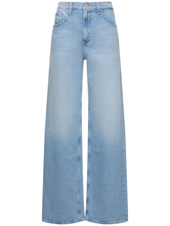 Mother: High Waisted Spinner stonewashed jeans - Blue - women_0 | Luisa Via Roma