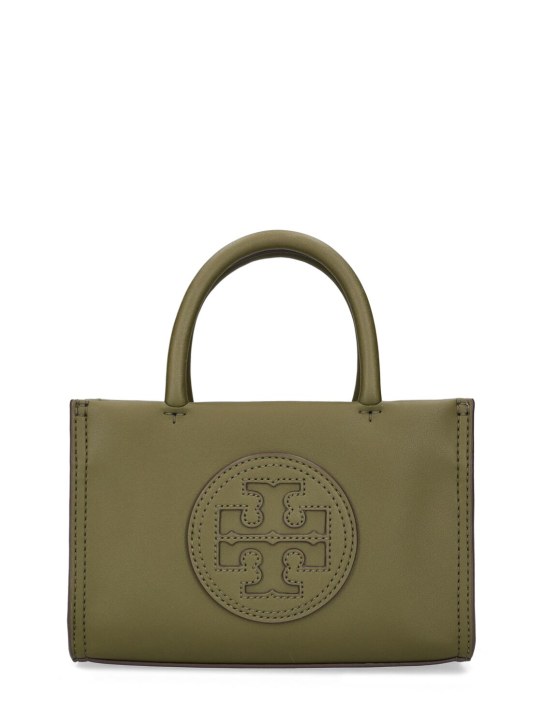 Tory Burch: Mini Ella tech top handle bag - Olive Green - women_0 | Luisa Via Roma