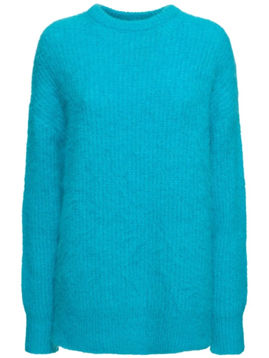 16arlington: Sephia oversized alpaca blend sweater - Light Blue - women_0 | Luisa Via Roma