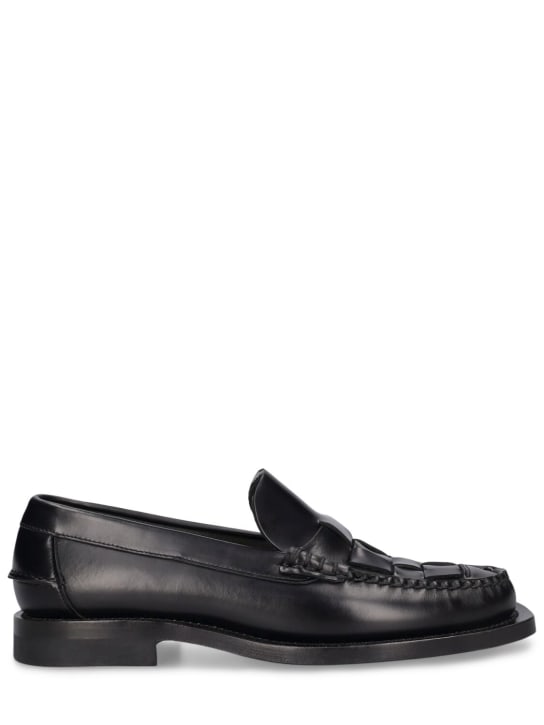 Hereu: 20mm Nombela leather loafers - Black - women_0 | Luisa Via Roma