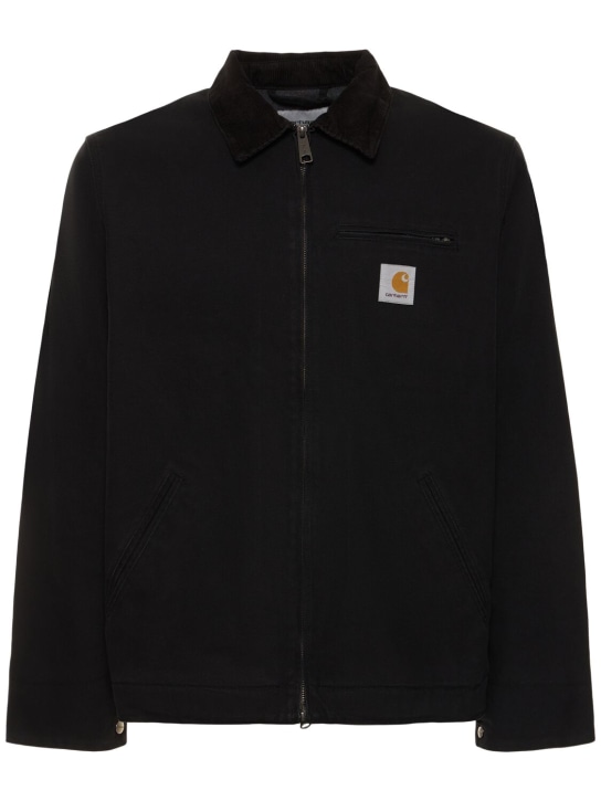Carhartt WIP: Detroit stonewashed poly blend jacket - men_0 | Luisa Via Roma