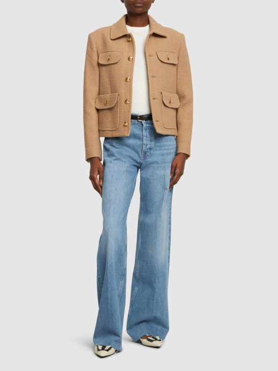 Nili Lotan: Paloma cotton blend jacket - women_1 | Luisa Via Roma