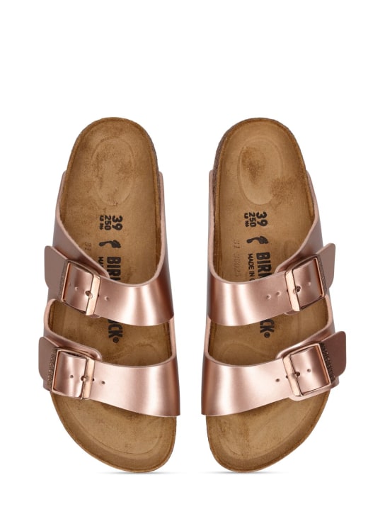 BIRKENSTOCK: Arizona faux leather sandals - kids-girls_1 | Luisa Via Roma
