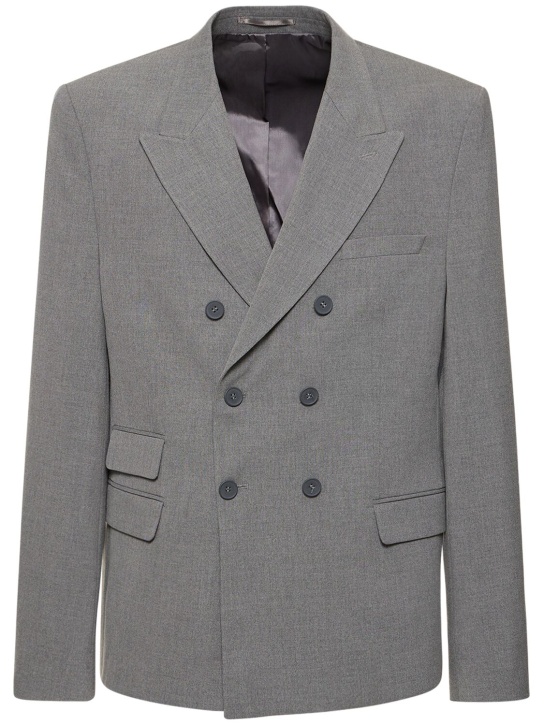 Jaded London: Grey oversize blazer - Gri - men_0 | Luisa Via Roma