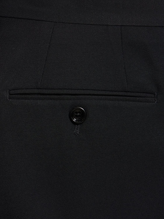 Lardini: 粘胶纤维混纺裤子 - 黑色 - men_1 | Luisa Via Roma