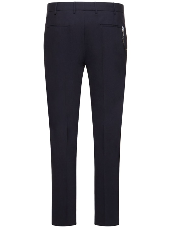 PT Torino: Dieci tropical wool pants - Navy - men_4 | Luisa Via Roma