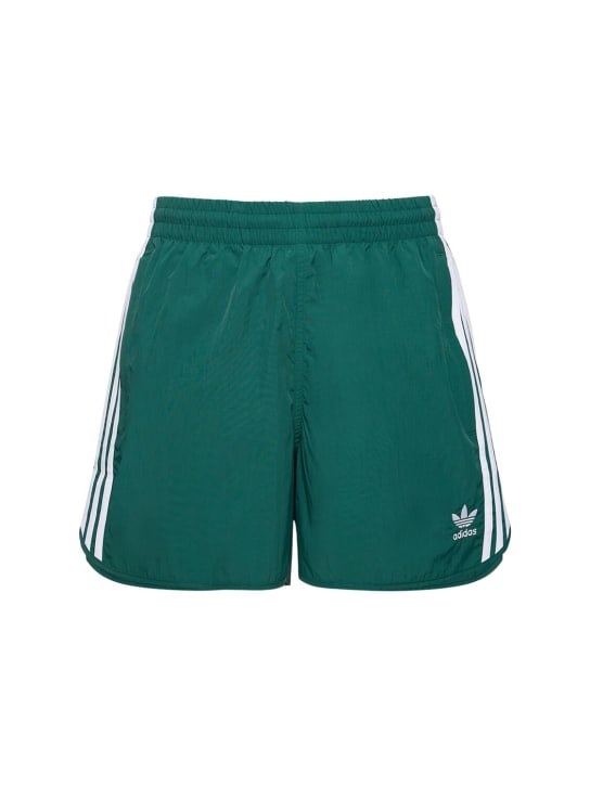 adidas Originals: Sprinter recycled tech shorts - Green - men_0 | Luisa Via Roma