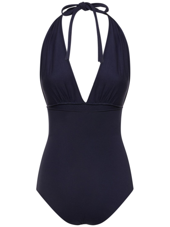 Isole & Vulcani: Venere seamless jersey swimsuit - Navy - women_4 | Luisa Via Roma