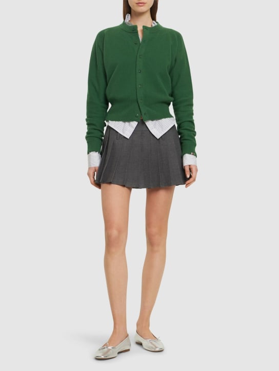 Extreme Cashmere: Blouson cashmere blend cardigan - women_1 | Luisa Via Roma