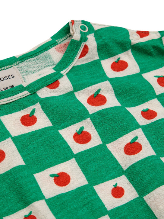 Bobo Choses: Organic cotton jumpsuit - Multicolor - kids-girls_1 | Luisa Via Roma