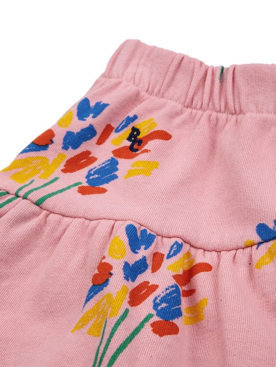 Bobo Choses: Printed organic cotton skirt - Pembe - kids-girls_1 | Luisa Via Roma