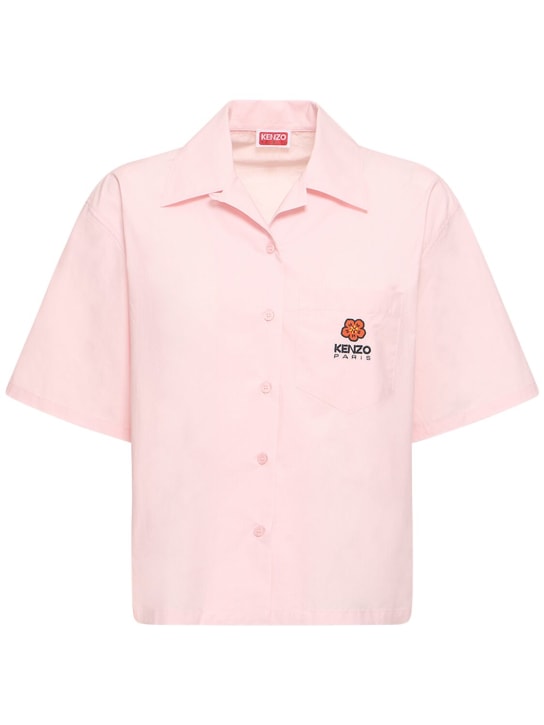 Kenzo Paris: Boke Flower cotton Hawaiian shirt - Pink - women_0 | Luisa Via Roma