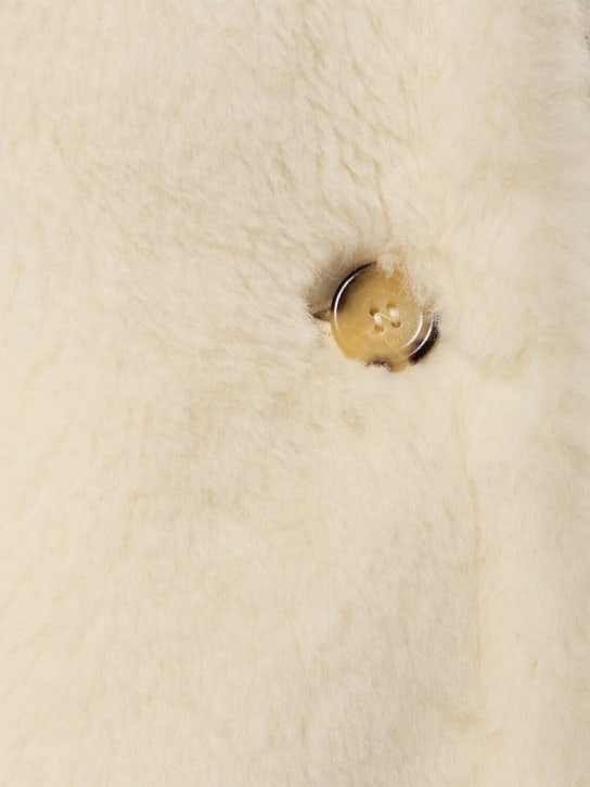 Max Mara: Espero wool blend double breasted coat - women_4 | Luisa Via Roma