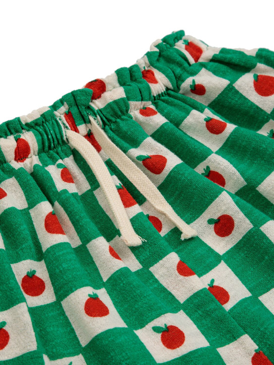 Bobo Choses: Organic cotton poplin pants - Multicolor - kids-girls_1 | Luisa Via Roma