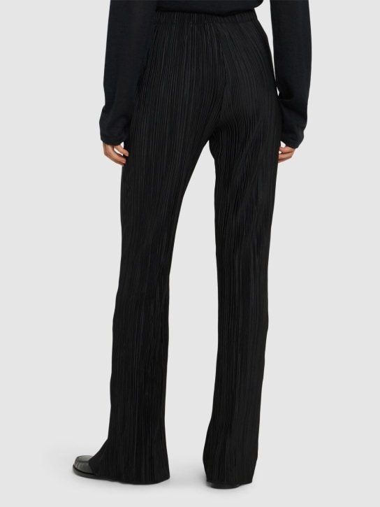 ANINE BING: Billie straight pants - Black - women_2 | Luisa Via Roma