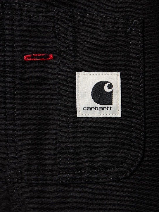 Carhartt WIP: BiB straight overalls - Black - women_3 | Luisa Via Roma