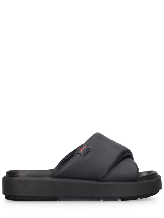 Nike: Jordan Sophia slide sandals - Off-Noir/Black - women_0 | Luisa Via Roma