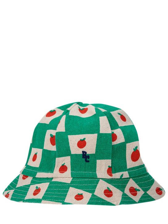 Bobo Choses: Printed cotton bucket hat - Renkli - kids-girls_0 | Luisa Via Roma
