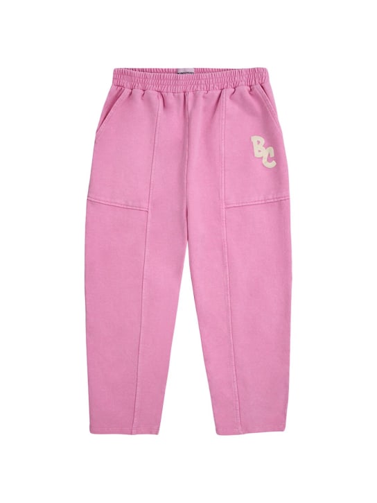 Bobo Choses: Organic cotton sweatpants - Fuşya - kids-girls_0 | Luisa Via Roma