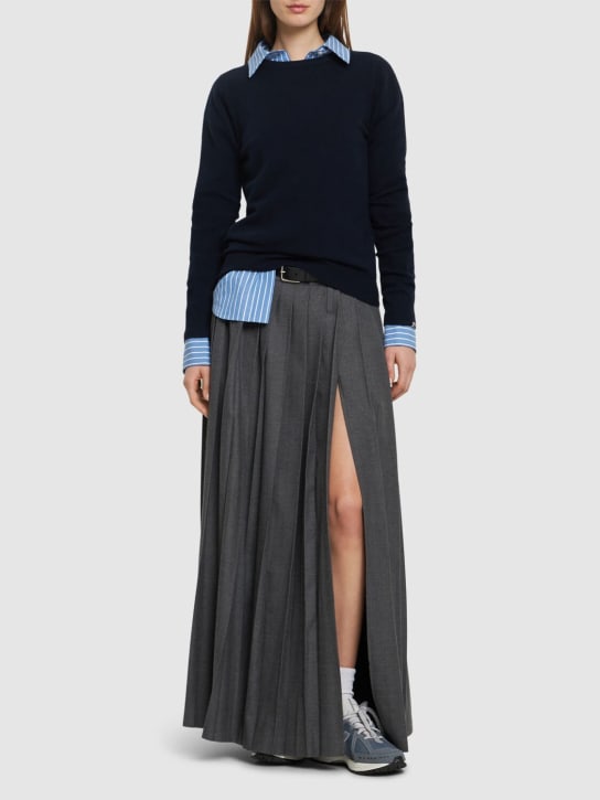 Extreme Cashmere: 羊绒混纺针织圆领毛衣 - women_1 | Luisa Via Roma