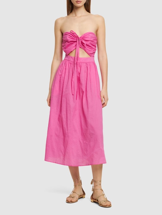 Marysia: Limone halter neck maxi dress - Pink - women_1 | Luisa Via Roma