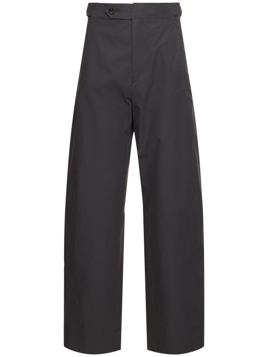 Soeur: Preston cotton straight pants - Grey - women_0 | Luisa Via Roma