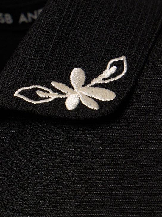 Andersson Bell: May embroidered linen & cotton shirt - Black - men_3 | Luisa Via Roma