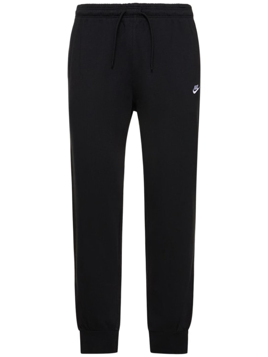 Nike: Pantalon de jogging en maille de coton Club - men_0 | Luisa Via Roma