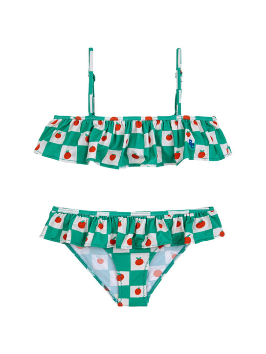 Bobo Choses: Lycra printed bikini - Renkli - kids-girls_0 | Luisa Via Roma