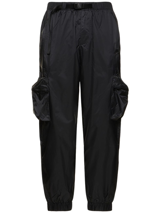 Nike: Tech-lined woven cargo pants - Black - men_0 | Luisa Via Roma