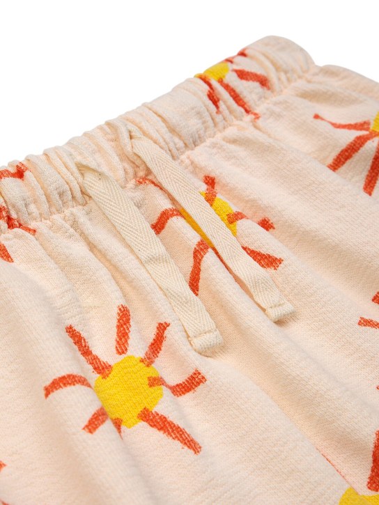 Bobo Choses: Printed organic cotton sweatpants - Off-White - kids-girls_1 | Luisa Via Roma