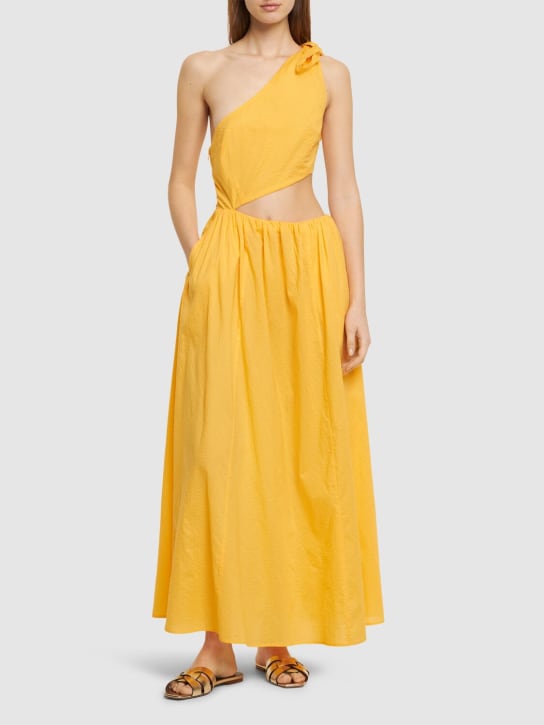 Marysia: Alberobello one shoulder maxi dress - Orange - women_1 | Luisa Via Roma
