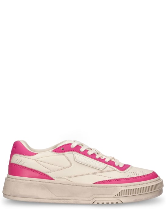 Reebok Classics: Club C LTD sneakers - Beige/Pink - women_0 | Luisa Via Roma