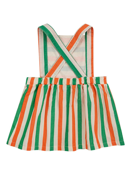 Bobo Choses: 프린트 코튼 포플린 드레스 - 멀티컬러 - kids-girls_1 | Luisa Via Roma