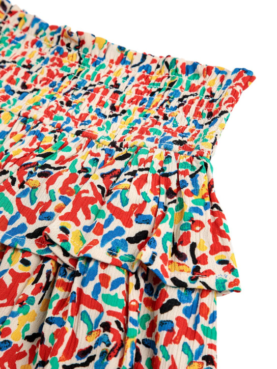 Bobo Choses: Printed viscose skirt - Multicolor - kids-girls_1 | Luisa Via Roma