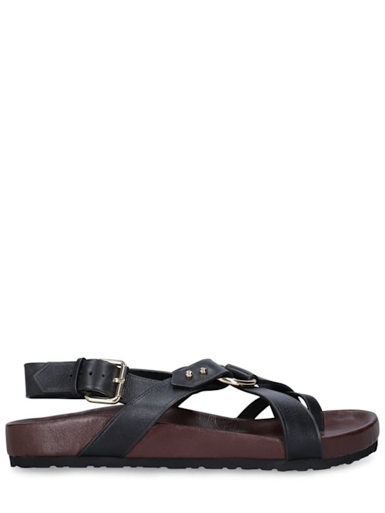 Soeur: 20mm Mexico leather sandals - women_0 | Luisa Via Roma