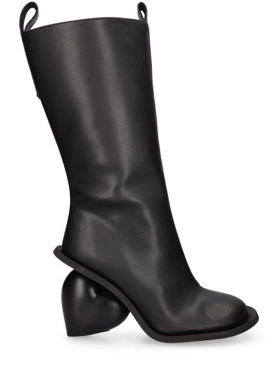 Yume Yume: 90mm Love tall boots - Siyah - women_0 | Luisa Via Roma