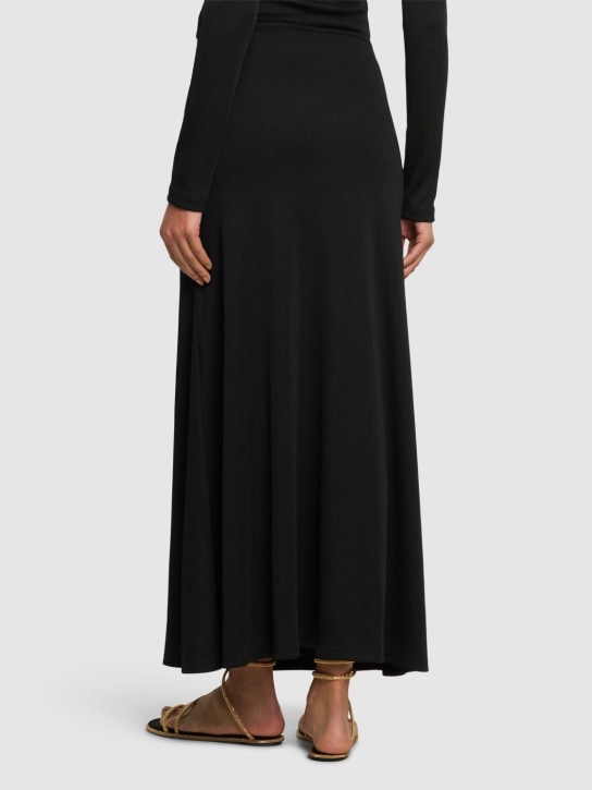 Christopher Esber: Callisto Orbit cutout long skirt - Black - women_2 | Luisa Via Roma
