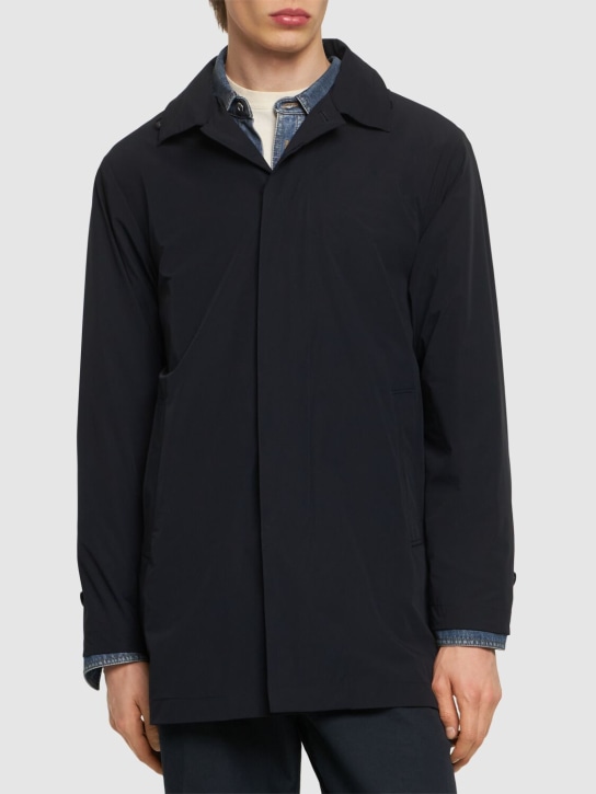 ASPESI: Impermeabile in nylon opaco stretch - men_2 | Luisa Via Roma