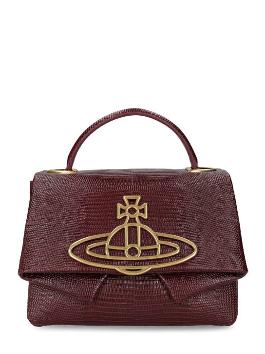 Vivienne Westwood: Sibyl leather top handle bag - women_0 | Luisa Via Roma