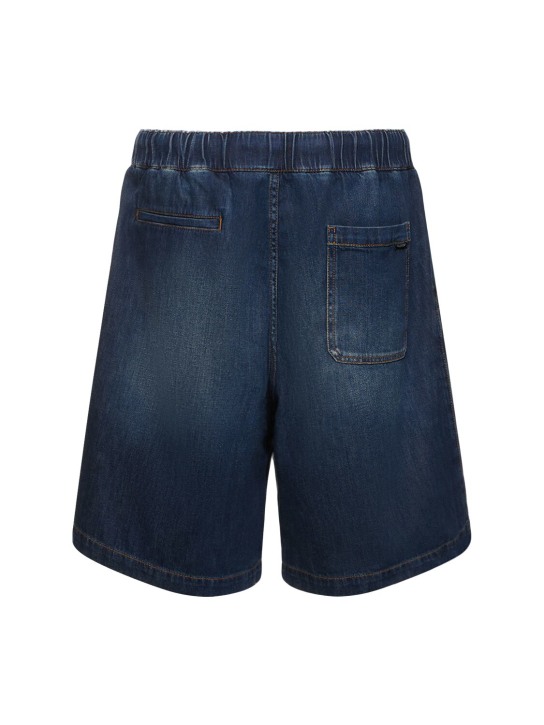 Valentino: Denim shorts - men_4 | Luisa Via Roma