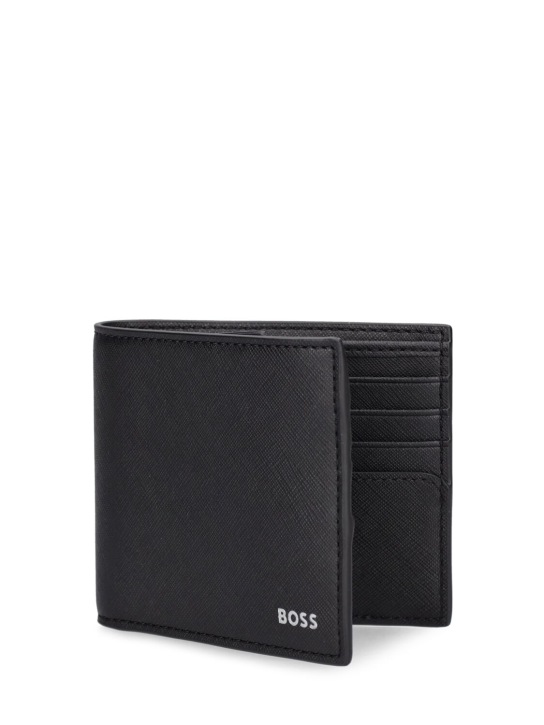 Boss: Brieftasche aus Leder „Zair“ - Schwarz - men_1 | Luisa Via Roma