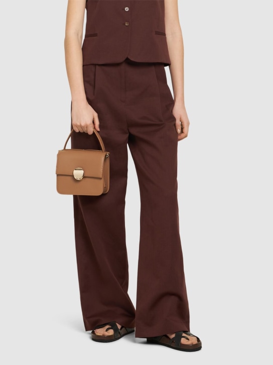 Chloé: Penelope leather top handle bag - Desert Beige - women_1 | Luisa Via Roma