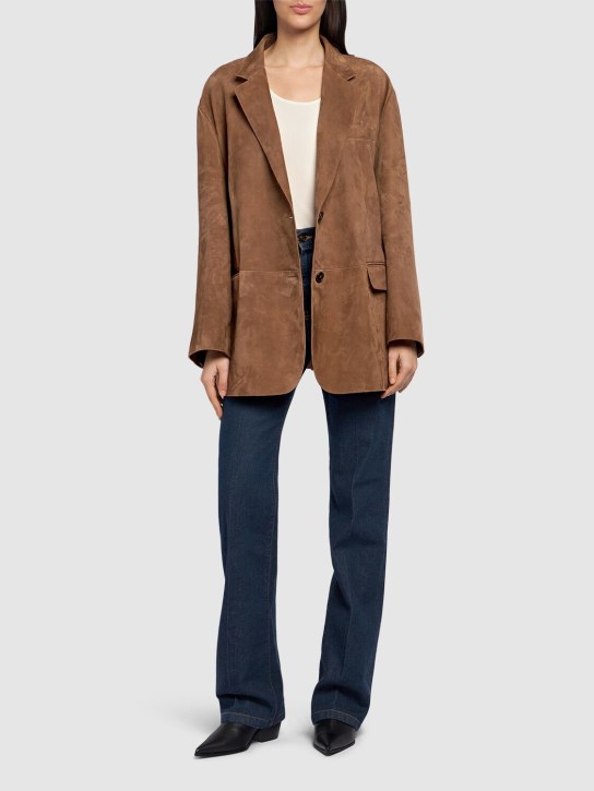 Weekend Max Mara: Oggi suede jacket - women_1 | Luisa Via Roma