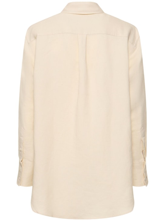 JW Anderson: Oversize linen & cotton shirt - men_4 | Luisa Via Roma