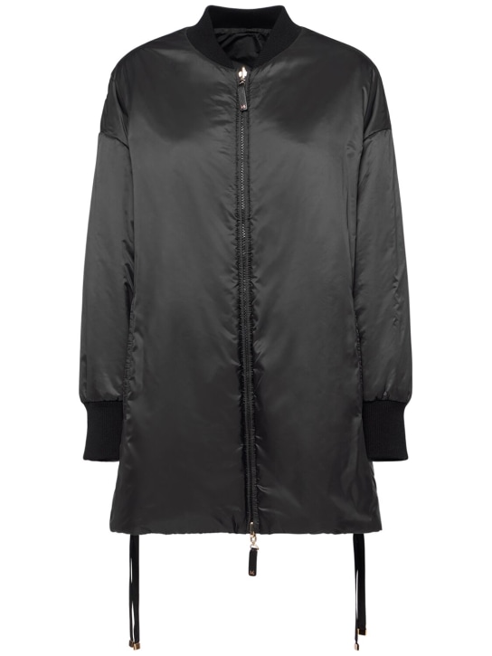 Max Mara: Greenbo padded waterproof jacket - Black - women_0 | Luisa Via Roma