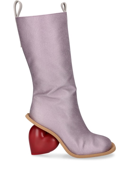 Yume Yume: 90mm Love tall boots - Pink/Red - women_0 | Luisa Via Roma