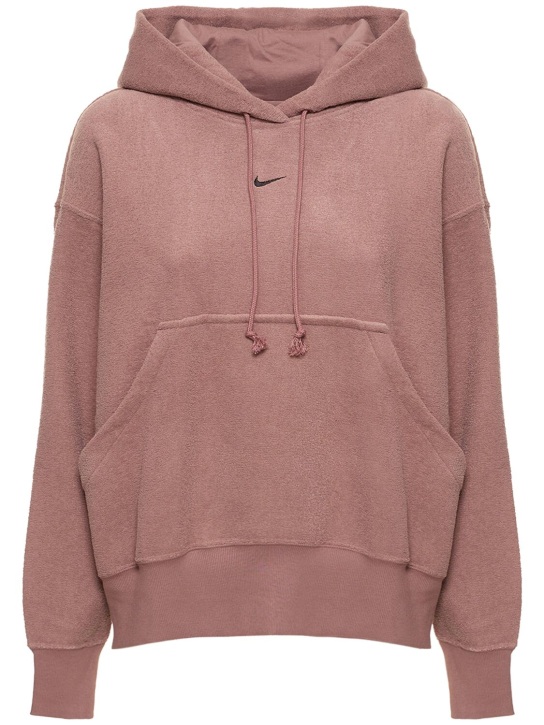 Nike: Oversized hoodie - Brown - women_0 | Luisa Via Roma