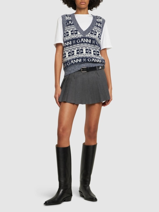 GANNI: ウールブレンドベスト - women_1 | Luisa Via Roma