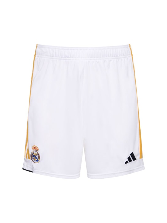 adidas Performance: Real Madrid shorts - Beyaz - men_0 | Luisa Via Roma